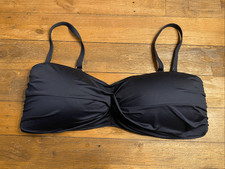 La Blanca 22W plus size bikini top black swimwear