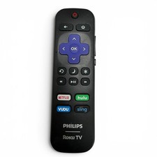 Philips Roku TV Remote 101018E0025 Netflix Hu...