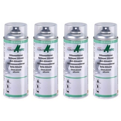4 x Colormatic  Silikon-Entferner 400ml 174469  Fettlöser Entfetter