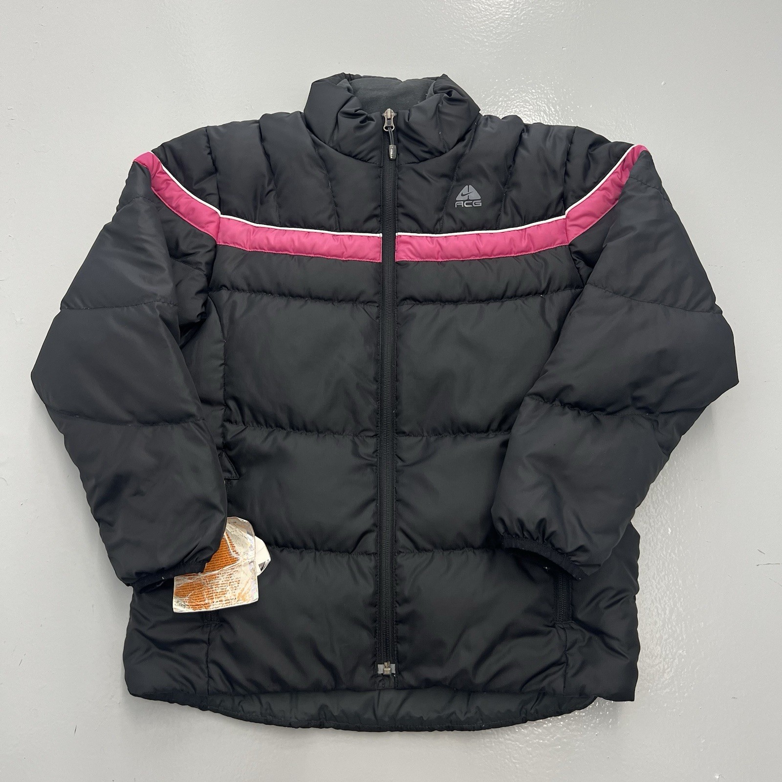 SACAI X NIKE Giacca puffer sci snowboard vintage Nike ACG donna taglia grande retrò nero rosa