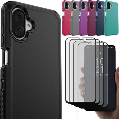 For Samsung Galaxy A07 A17 Shockproof Hard Case Rugged Cover Screen Protector