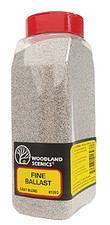 Woodland Scenics 1393 All Scale Ballast Shaker Fine 32oz Gray Blend