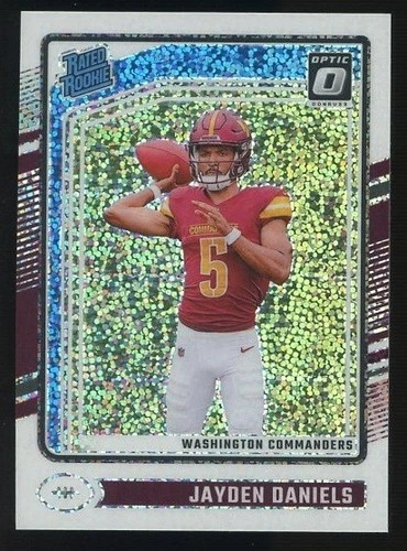 2024 Donruss Optic White Sparkle #248 Jayden Daniels RC Rated Rookie SSP