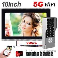 TUYA Interphone Vidéo Intelligent 1080P WiFi Écran Tactile Sonnette
