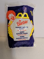 vintage Collectable 1996 Wedding Rapunzel Barbie McDonald's Sealed
