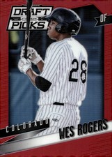 2014 Panini Prizm Perennial Draft Picks #86 Wes Rogers Prizms Red #/100