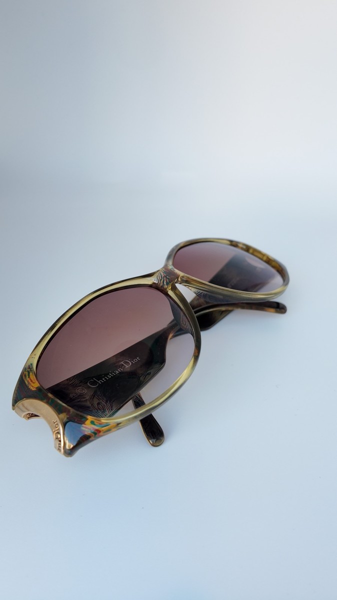 すみっこ　Christian Dior サングラス Christian Dior 2759 50 Tortoise Gold Frame Peacock Gradient Lens
