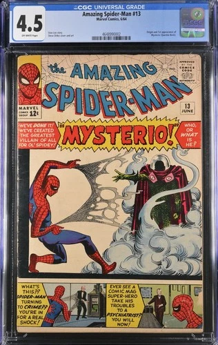 AMAZING SPIDER-MAN #13 (1964) CGC 4.5 🔥 1ST APPEARANCE OF MYSTERIO 🔥 NEW SLAB!