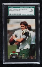 1992 Topps Stadium Club Brett Favre #683 SGC 92 HOF 2jg
