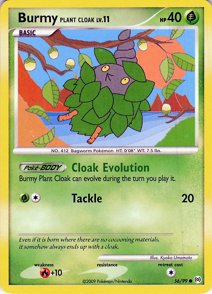Burmy Plant Cloak Common 56/99 Kyoko Umemoto