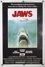 Jaws - movie poster - 27x40 - 1975 - REPRINT REPRINT