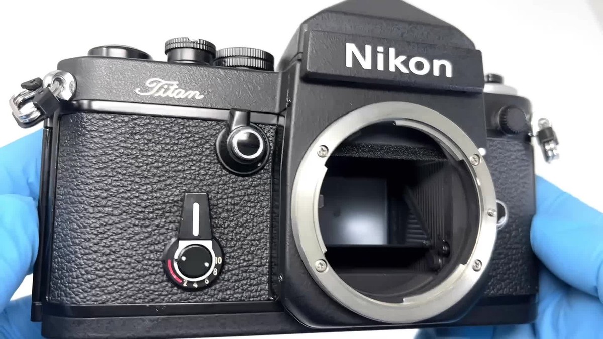 CLA'd Almost MINT】 Nikon F2 Titanium Titan Name Film Camera Body