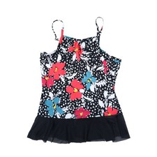 Swim Solutions Women's Swim Tankini High-Neck Multicolor New