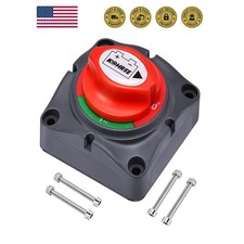 Battery Disconnect Switch 12V, 12V-48V Battery Shut Off Isolator  Waterproof...