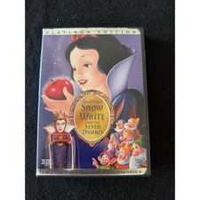 Disney Snow White and the Seven Dwarfs Platinum Edition 2-Disc DVD 2001 THX