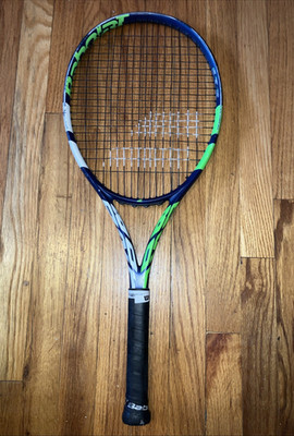 Babolat Boost Drive 2021 Tennis Racquet  with measured  4 3/8'' around Over Grip