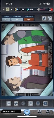 Star Wars Card Trader 2025 Poe Dameron & Kazuda Xiono Epic 69CC