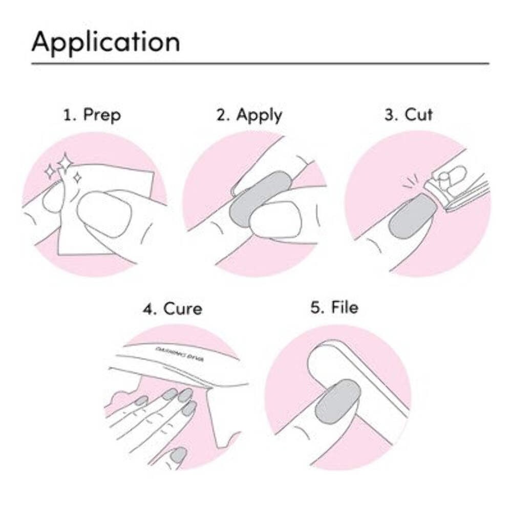 Dashing Diva Glaze Semi-Cured Gel Nail Polish Strips Emerald Marble 32ct - New