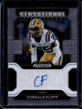 2023 Chronicles Draft Cordale Flott 2022 Prizm Sensational Auto #SS-CFL
