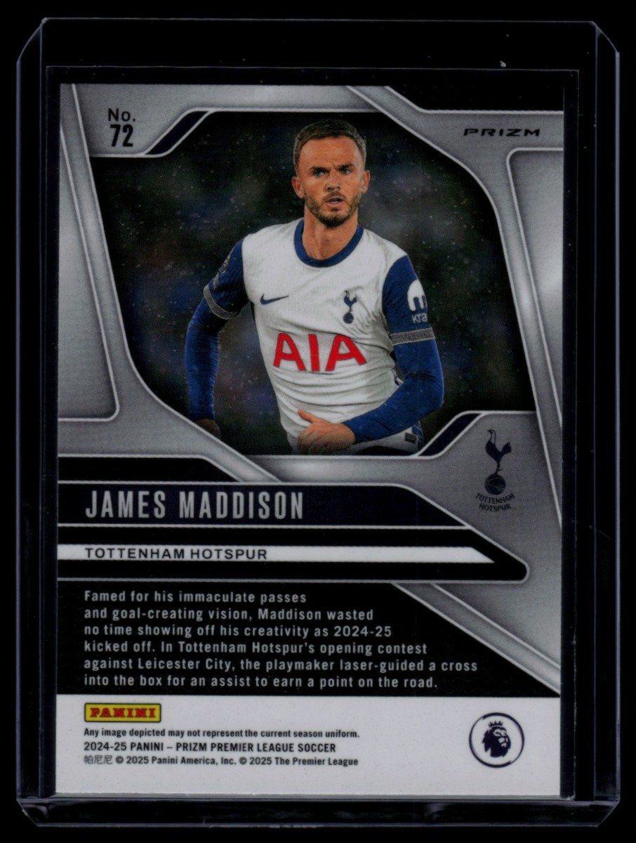 JAMES MADDISON 2024 Prizm Premier League Blue Mosaic #72
