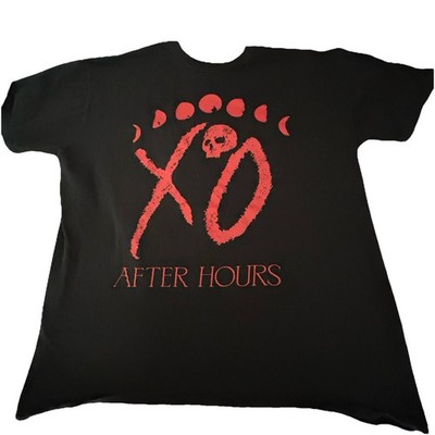 XO After Hours The Weeknd Tee Shirt Size XL Music Concert Hip Hop