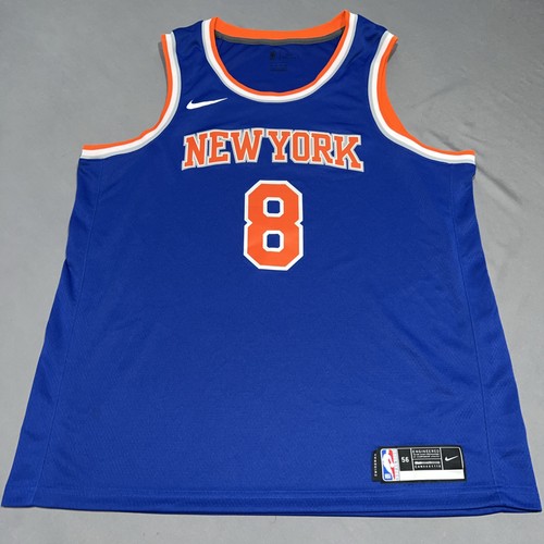 Nike Dri-Fit Swingman New York Knicks Jersey Men’s 2XL Blue 8 Kemba Walker -4387