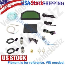 12v Car Race Dash Digital Lcd Display Gauge Meter Full Sensor Set 9000rpm Do904