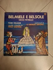 33 GIRI LP-FIABE ITALIANE ITALO CALVINO BELMIELE E BELSOLE CICCO PETRILLO 1980