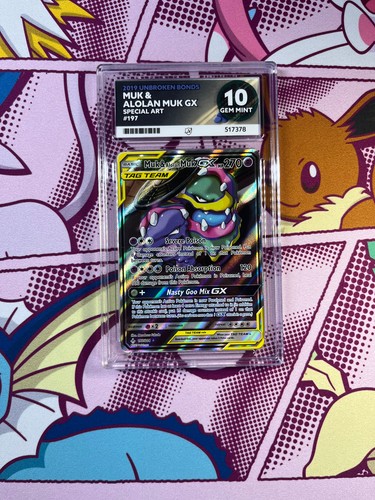 Muk & Alolan Muk-GX graded ACE 10 for sale on eBay