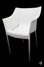 Kartell Dr. No Armlehnstuhl Gartenstuhl Stuhl Balkonstuhl weiß SIEHE TEXT/FOTO