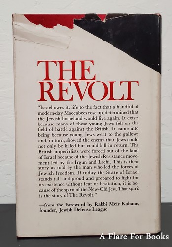 Revolt by Menachem Begin - 1st Thus Hb Edn. - Picture 3 of 5