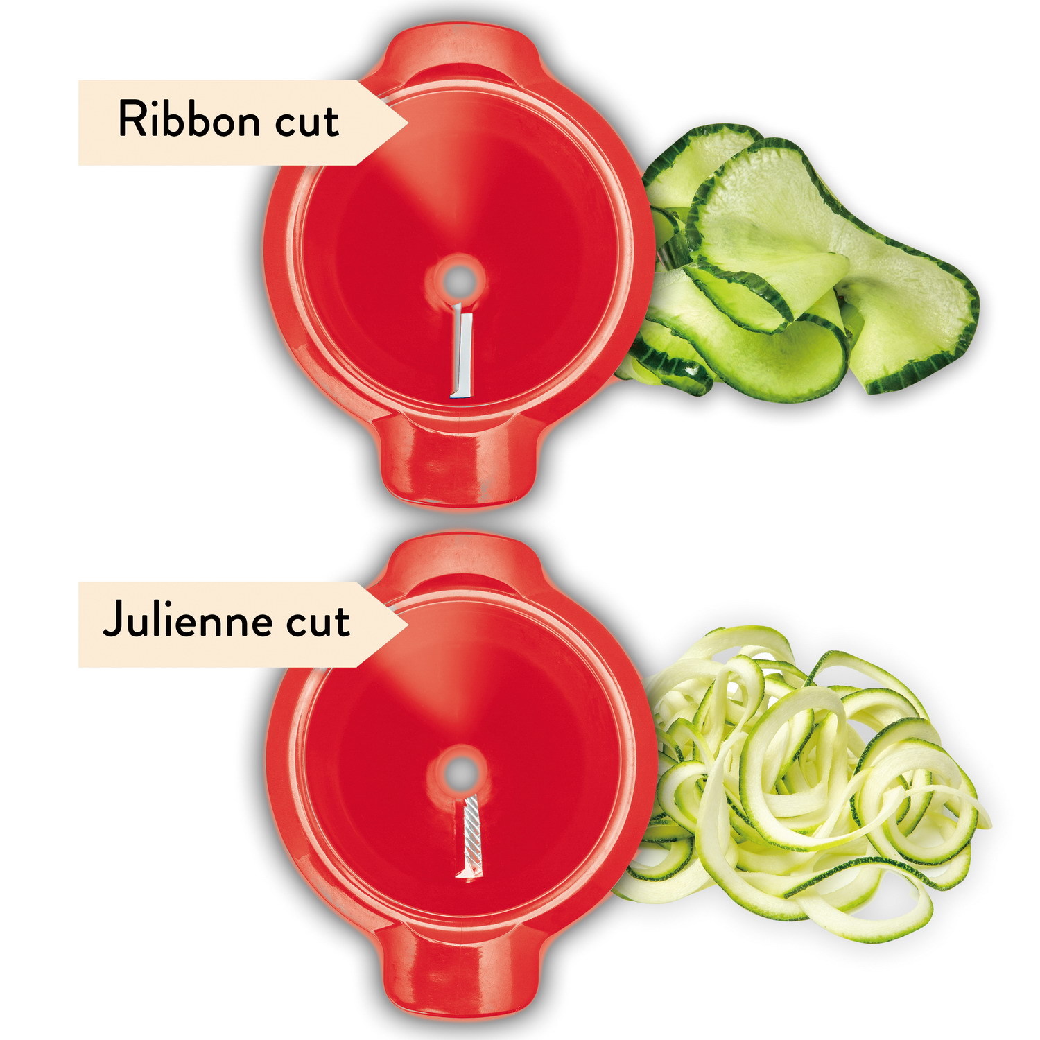 Brilliant Hand Held Vegetable Spiralizer and Vegetable Ribbon Cutter