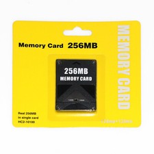 256MB Megabyte Memory Card Data For Sony PlayStation 2 PS2 Slim Game Console