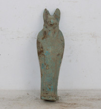 PHARAONIC ANCIENT EGYPTIAN ANUBIS Ushabti Shabti Statnd Statue (JM)