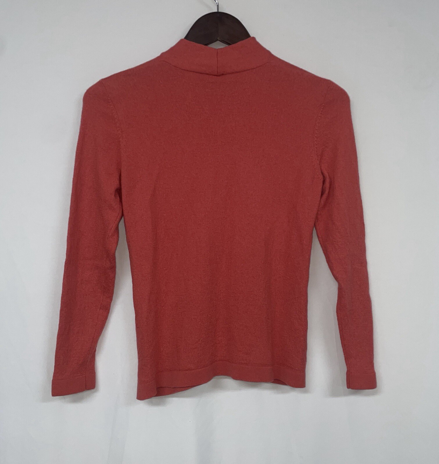 Pendleton V-neck Pullover Sweater Salmon Color 99… - image 3