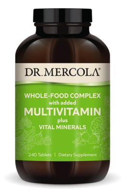Dr. Mercola Whole-Food Complex with added multivitamin 240caps, NEW