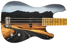 Guitar Skin Axe Wrap Re-skin Bass Reface DIY Take the Long way Home 1443