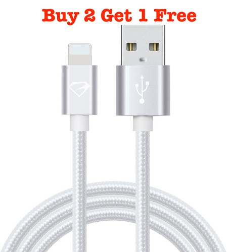 3/6/10FT STRONG Braided USB Data Sync Charger Cable Cord iPhone 14/13/12/11/X/XR - 第 9/10 張圖片