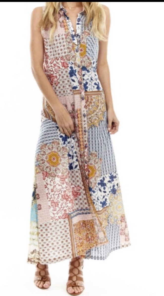 aratta maxi dress Aratta Ibiza Button-Up Maxi Dress