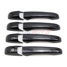 For Jeep Patriot Dodge Avenger 2008-2014 Door Handle Cover Carbon Fiber Style