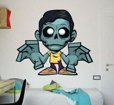 Zombie Boy Wall Decal Zombie Vinyl Sticker Zombie Wall Decor Zombie Wall Zombie Boy Wall Decal Zombie Vinyl Sticker Zombie Wall Decor Zombie Wall