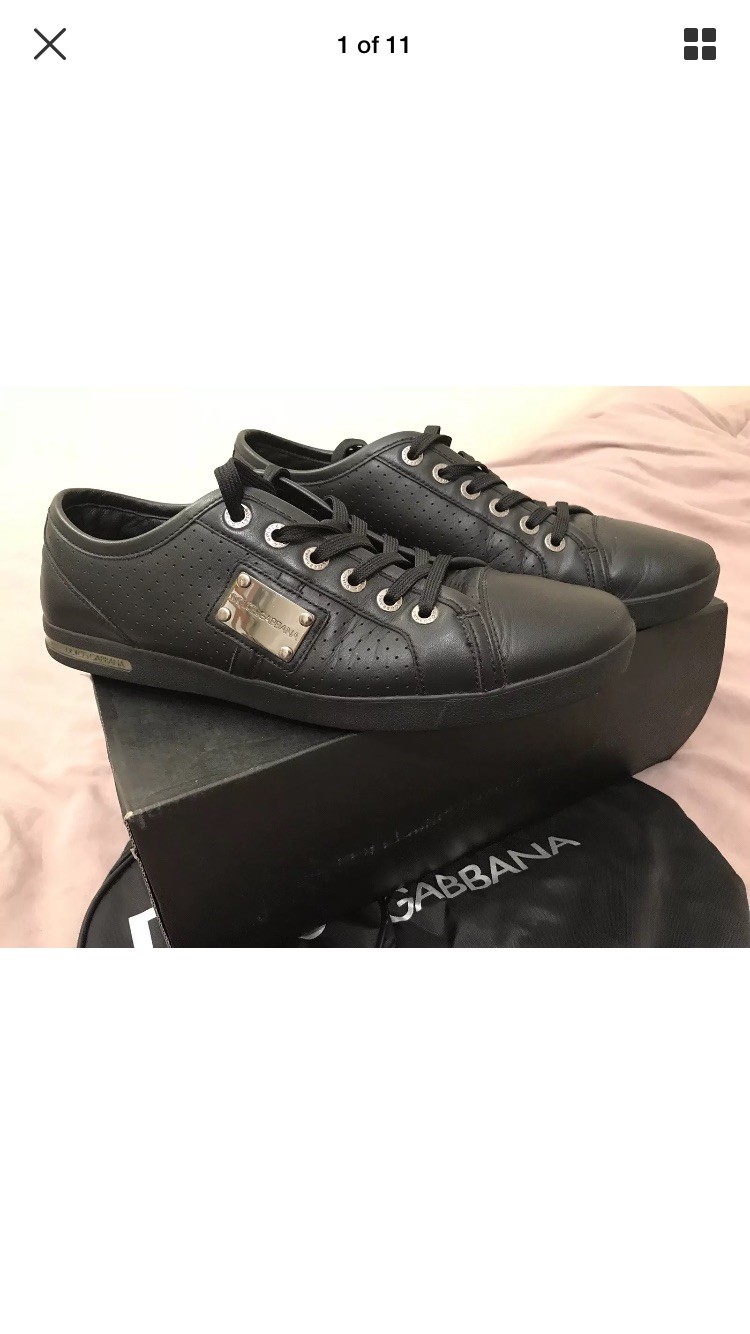 Genuine Dolce & Gabbana Trainers Uk 9 D G Trainers Worn Once Genuine Dolce & Gabbana Trainers Uk Once 9 D G Trainers Worn Once Uk ce2626