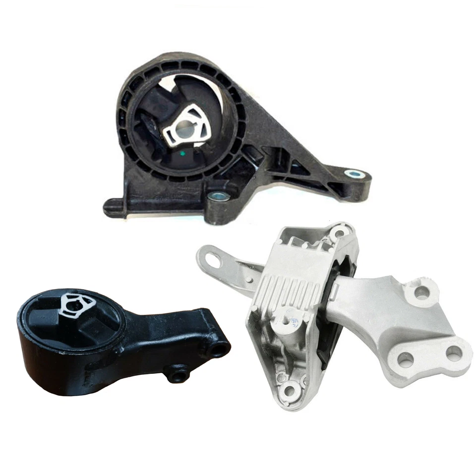 Set 3PCS Front & Rear & Upper Trans. Mount for Auto For 11-2015 Chevrolet Cruze - Image 2 of 4