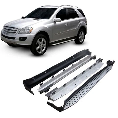 Marche-Pieds Latéraux Marche Pieds Aluminium Pour Mercedes ML W164 2006-2013