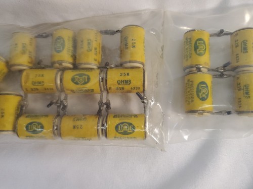 10 ~NOS IRC Precision Wire Wound Resistor Type WW4J 25K SEALED Original Plastic - Picture 9 of 9