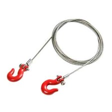 Rc 110 Size Steel Tow Cable Tow Hooks For Scale Off-road 2 Pcs For 6.99