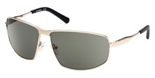Harley Davidson HD0965X 32N Gold Aviator Sunglasses Metal Frame 65-13-120