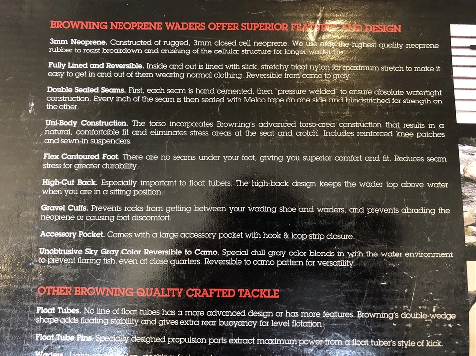 New Browning Marshbrook Fly Fishing Stockingfoot Reversible Waders Size S - Image 4 of 4