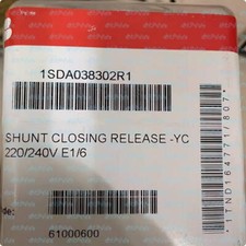 1PC ABB 1SDA038302R1 Shunt Closing Release Supply New