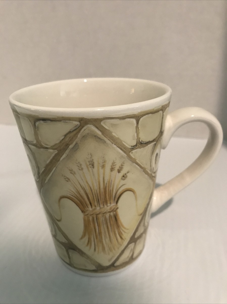 American Atelier Home Stoneware San Marco Wheat Coffee Tea Cup Mug 5114